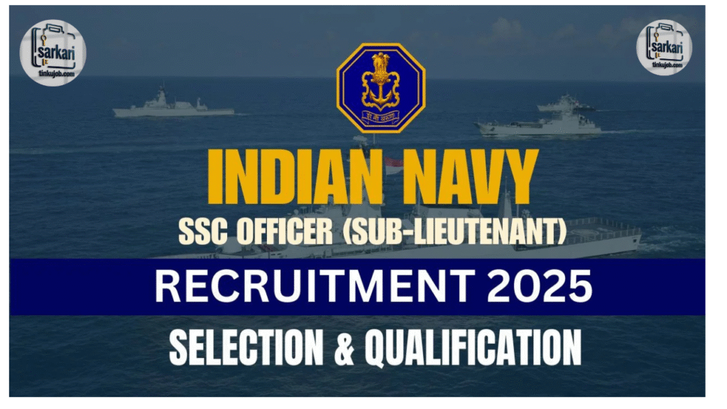 Indian Navy SSC Recruitment 2025 – Notification Out For 260 Posts in June 2026 Batch, Eligibility, Important Dates, and Apply Online Link