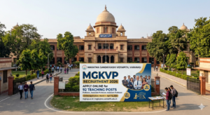 MGKVP Recruitment 2026: Apply Online for 92 Teaching Posts (Assistant Professor & Others)