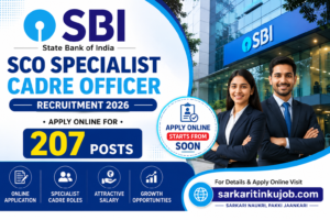 SBI SCO Specialist Cadre Officer Recruitment 2026: Apply Online for 207 Posts